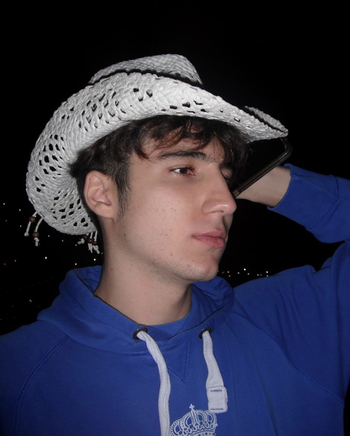 Javi in a cowboy hat